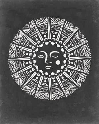 Framed Moon Light I Print