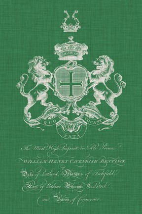 Framed Heraldry Pop III Print