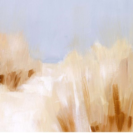 Framed Beach Grass Impression II Print