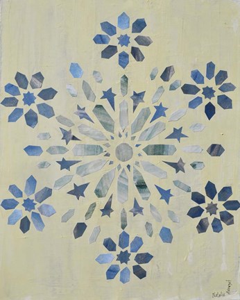 Framed Star Mandala II Print