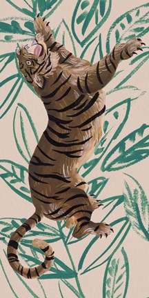 Framed Tigre de Siberie III Print