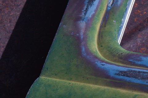 Framed Rust Abstract Print