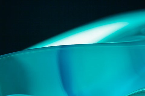 Framed Frozen Bubbles In Glass 3 Print