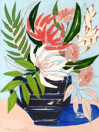 Framed Spring Florals 6 Print