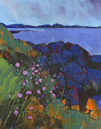 Framed Llyn Rocks Print