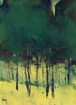 Framed Pine Copse Print