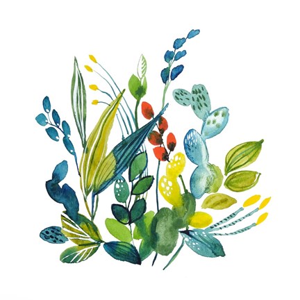 Framed English Garden 2 Print