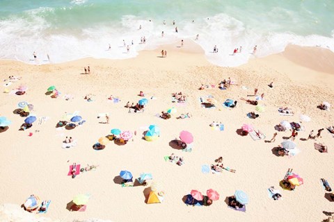 Framed Seaside 1 Print