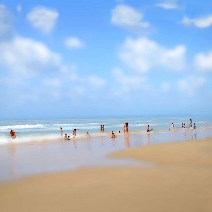 Framed At the Beach No. 1 Print