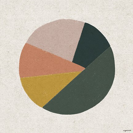 Framed Terracotta Circle II Print