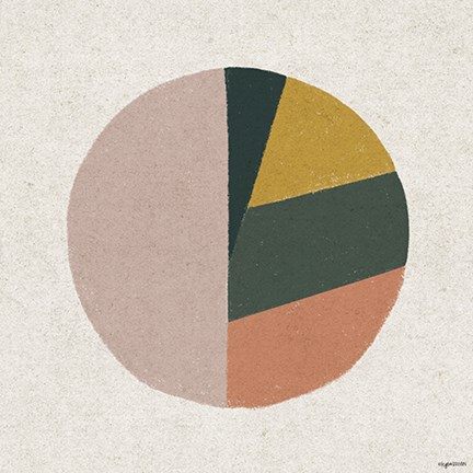 Framed Terracotta Circle III Print