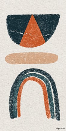 Framed Retro Rainbow Print