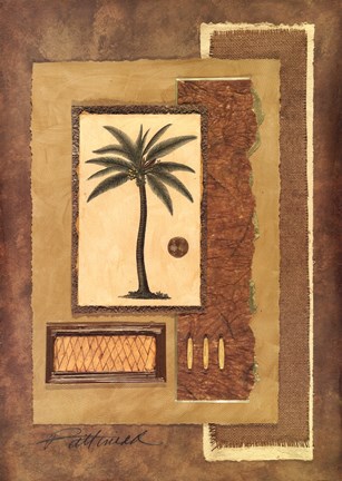 Framed Caracas Palm I Print