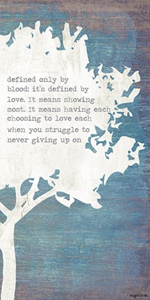 Framed Right Tree Print