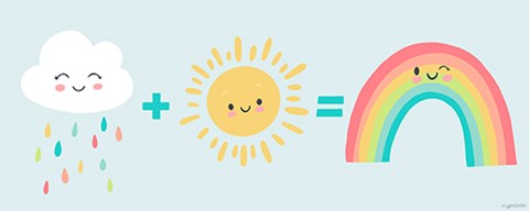 Framed Making Rainbows Print