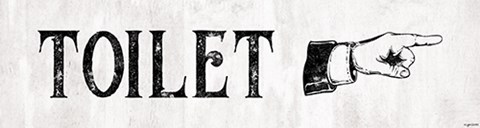 Framed Toilet Print