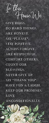 Framed In This House? Print