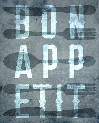 Framed Bon Appetit Print