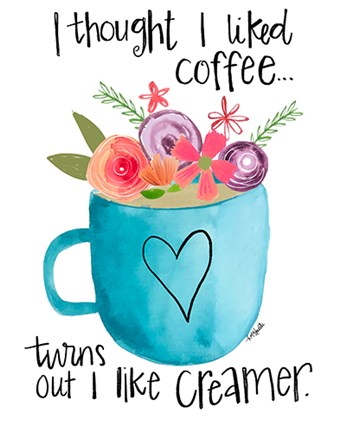 Framed Coffee Creamer Print