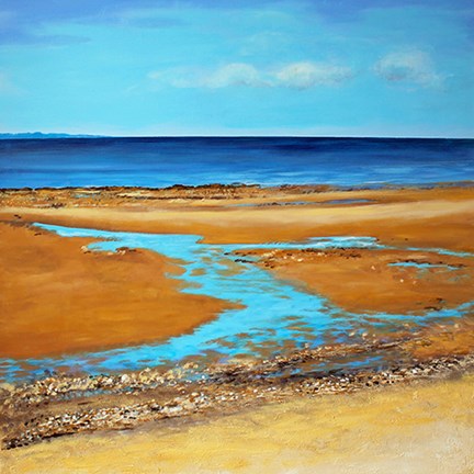 Framed Blue Horizon Print