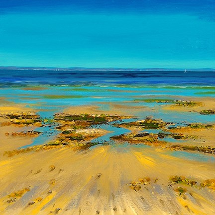 Framed Coastal Colour Strip II Print