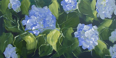 Framed Hydrangeas Print