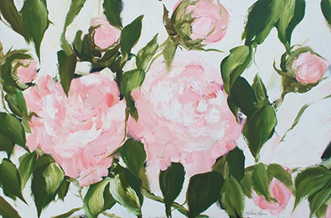 Framed Peonies Print