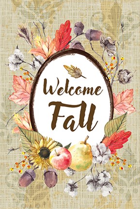 Framed Welcome Fall Print