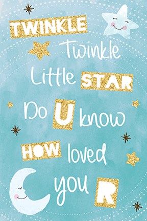 Framed Twinkle Twinkle Print