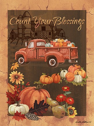 Framed Count Your Blessings VI Print
