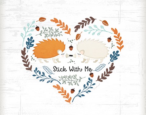Framed Stick With Me Print