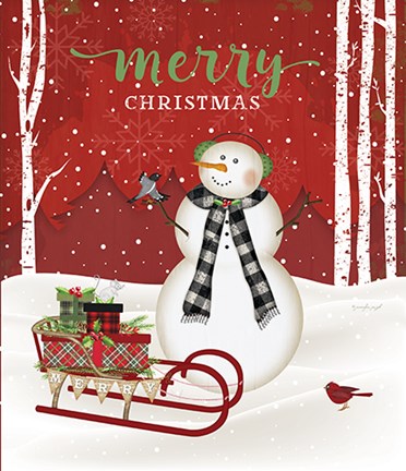 Framed Merry Christmas Print