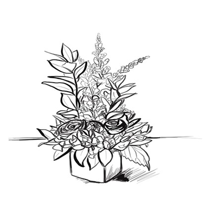 Framed Lifelines II Print