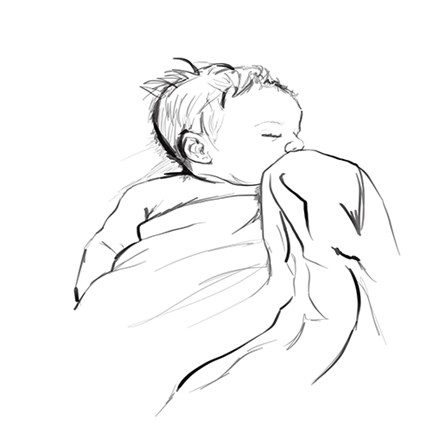 Framed Lifelines III Print