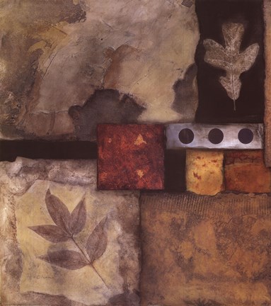 Framed Autumn Abstract I Print