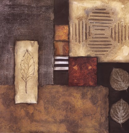 Framed Autumn Abstract II Print