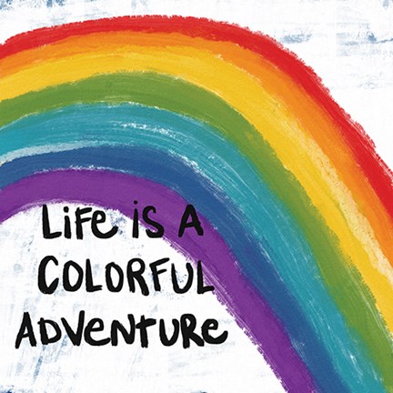 Framed Colorful Adventure Print
