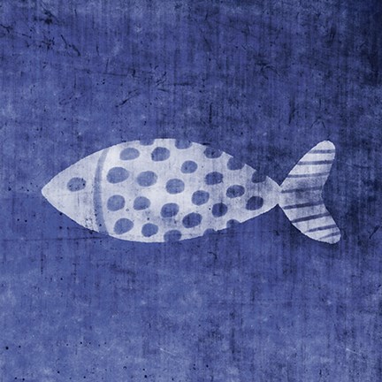 Framed Polka Dot Fish Print