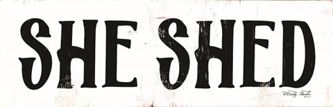 Framed She Shed Print