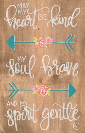 Framed Gentle Spirit Arrows Print