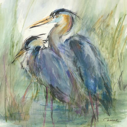 Framed Heron's Glen Print