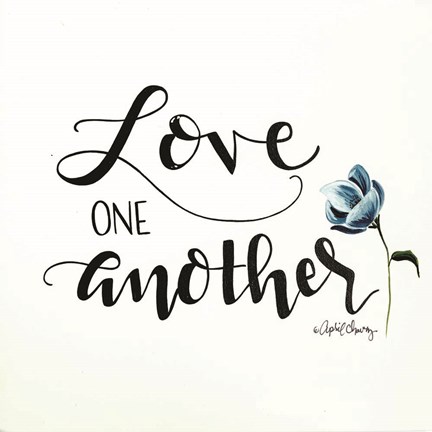 Framed Love One Another Print