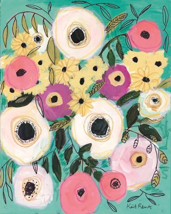 Framed Wedding Bouquet Print