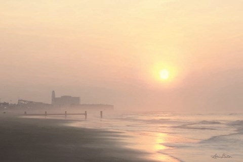Framed Ocean City Sunrise Print