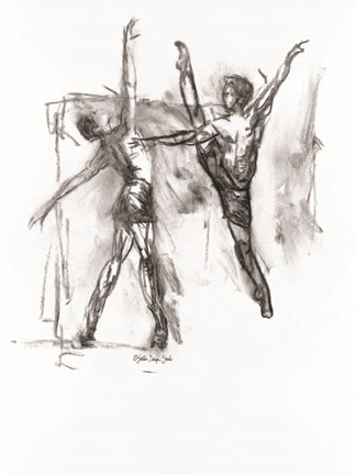 Framed Dance Figure 5 Print