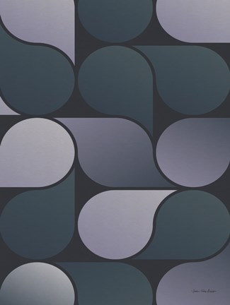 Framed Geometric Loop Print