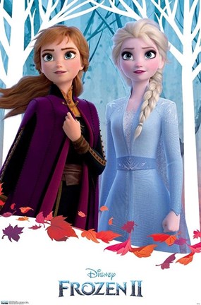 Framed Disney Frozen 2 - Duo Print