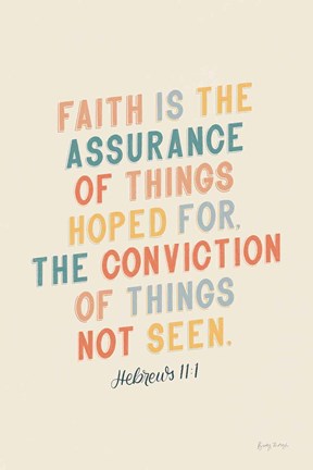 Framed Bible Saying V Print