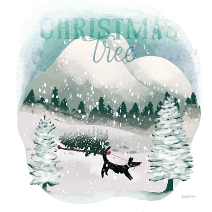 Framed Winter Wonderland V Print