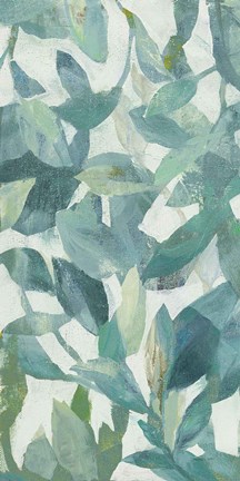 Framed Summer Garden Greenery II Light Print